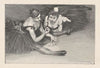 In the greenroom; danseuses playing with ‘osselets’ (1893)