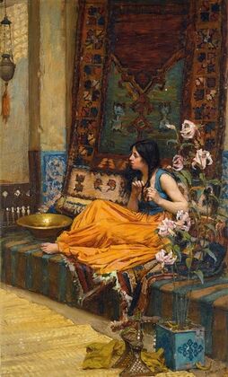 In The Harem, An Odalisque