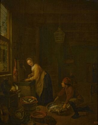 In the kitchen (1643)