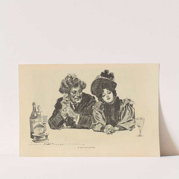 In the latin quarter (1893-1900) by Charles Dana Gibson