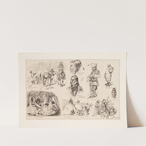 In the lodges of the Blackfeet Indians (1887) by Frederic Remington