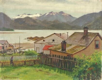 In The Old Quarter, Sitka, 1900 — size preview
