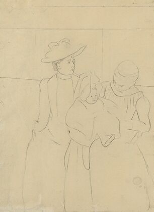In the Omnibus (verso)