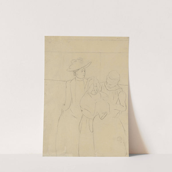 In the Omnibus (verso) (c. 1891) by Mary Cassatt