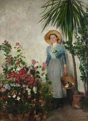 In the orangery