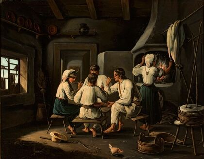 In the servants’ chamber
