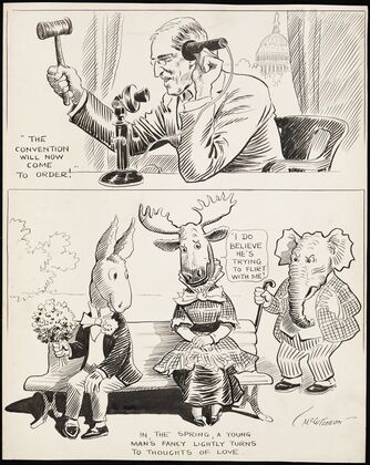 In, the spring, a young man’s fancy lightly turns to thoughts of love (1916)