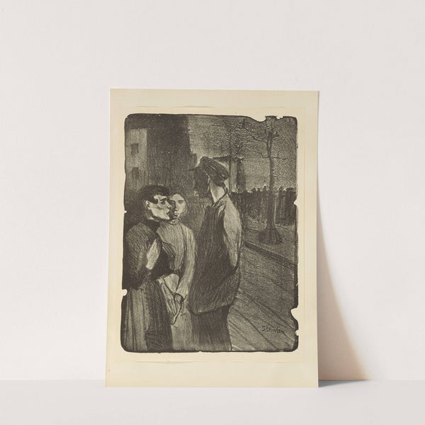 In The Suburbs (1912) by Théophile Alexandre Steinlen