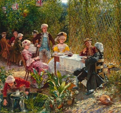 In the summer house