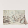 In the Tavern (The Interior of an Inn) by Thomas Rowlandson