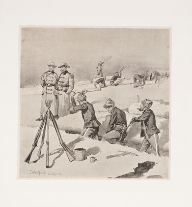 In the trenches at Pine Ridge (1891)