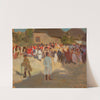 In the village on Sunday by Teodor Ziomek
