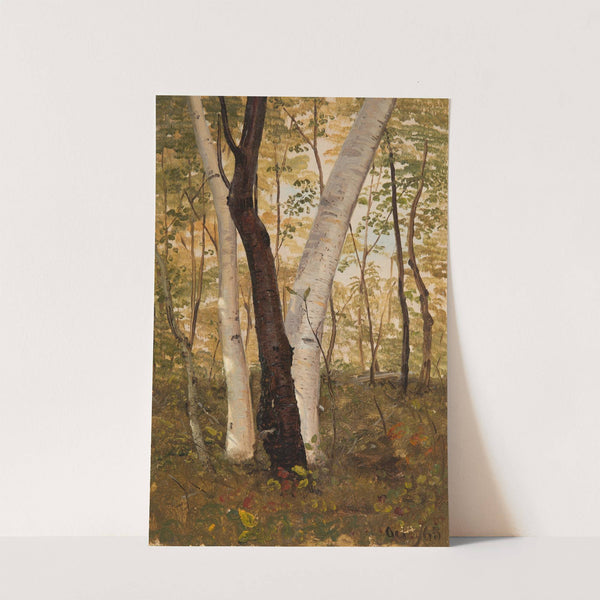 In the Woods, Hudson, New York (1865) by Frederic Edwin Church