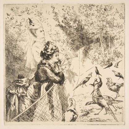 In the Zoological Garden (ca. 1873)