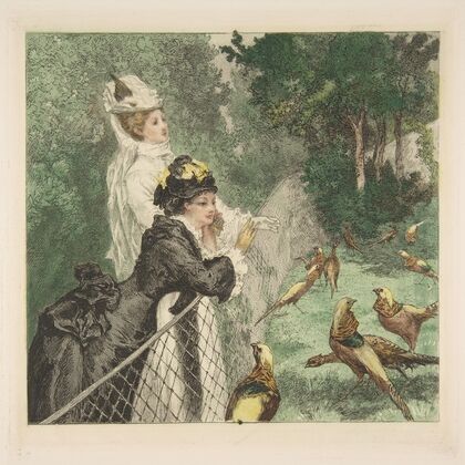 In the Zoological Garden (ca. 1873)