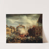 Incendie du château d&#039;eau, place du Palais-Royal, le 24 février 1848 by Eugène Henri Adolphe Hagnauer