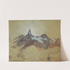 Index Peak, Clark&#039;s Fork, Wyoming by Thomas Moran