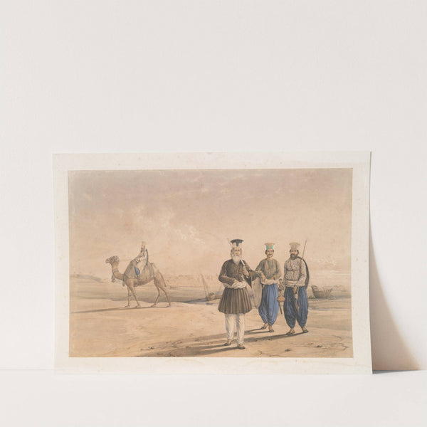 Indian and attendants. (1843) by James Atkinson