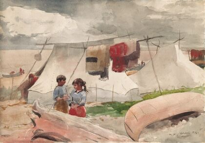 Indian Camp, Roberval, P.Q. (1895)
