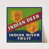 Indian Deer Fruit Label (1940s)