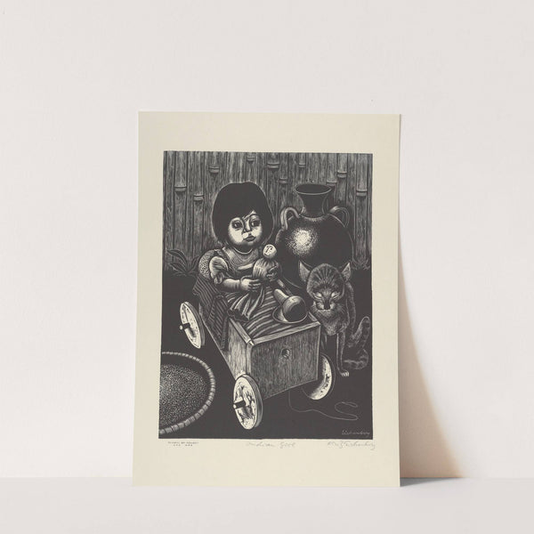 Indian Girl (1935–43) by Fritz Eichenberg