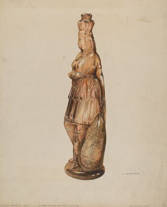 Indian Maiden Bitters Bottle