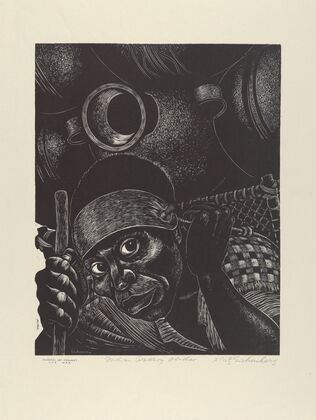 Indian Pottery Vendor (1935–43)