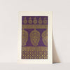 Indian Scarf in Purple Muslin, with Pattern in Gold Printing by John Charles Robinson