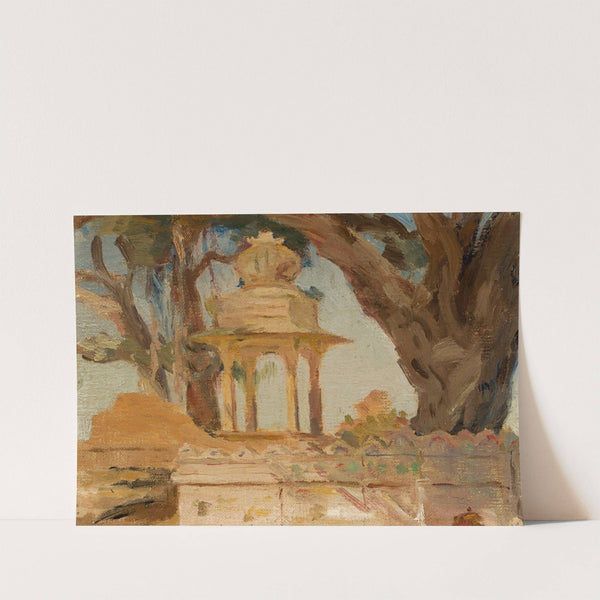 Indian shrine Hiesa in Udaipur From the journey to India (1907) by Jan Ciągliński