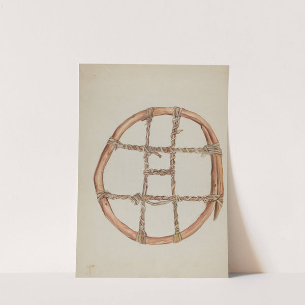 Indian Snow Shoe by Natalie Simon