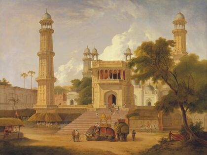 Indian Temple, Said to Be the Mosque of Abo-ul-Nabi, Muttra