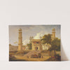 Indian Temple, Said to Be the Mosque of Abo-ul-Nabi, Muttra by Thomas Daniell