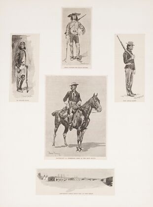 Indians as irregular cavalry (1890)