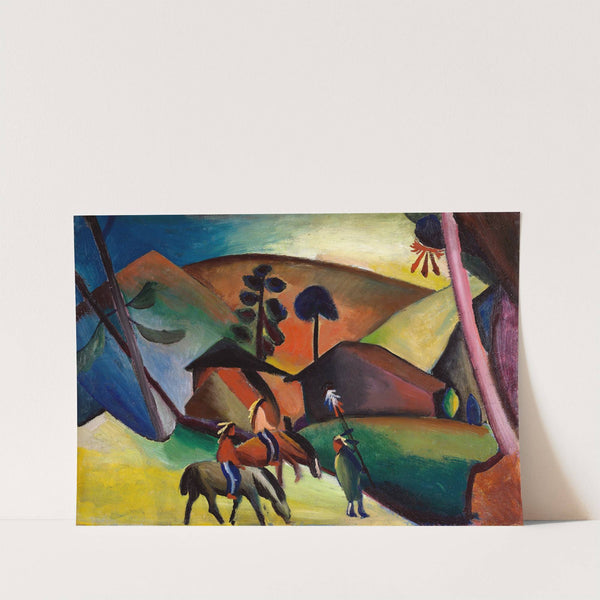 Indians on Horses (1911) by August Macke