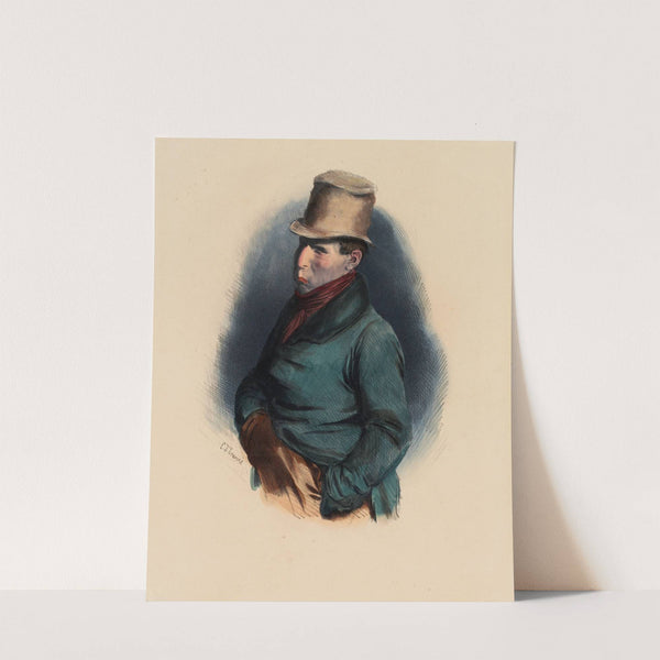 Industriel de bas étage. The man who lives by his wits (1836) by Charles-Joseph Traviès de Villers