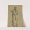 Infantryman on guard by Edwin Forbes
