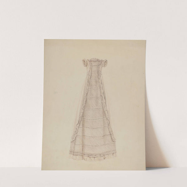 Infant&#039;s Dress (Front View) by Lucien Verbeke