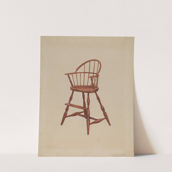 Infant's High Chair by Mario De Ferrante