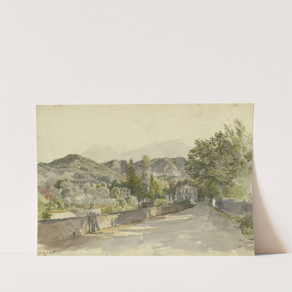Ingresso a Marglia Colla Villa del Marchese Luchesimi by Johann Nepomuk Rauch