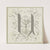 Initial U (ca 1884) by Wilhelm Steinhausen