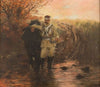 Injured guard-cuirassier of the 1st bataillon with horse