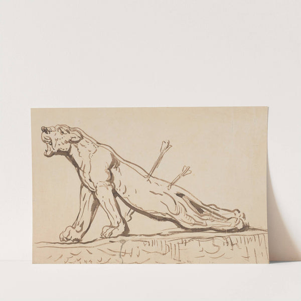 Injured Lioness (1860 - 1872) by Wojciech Gerson