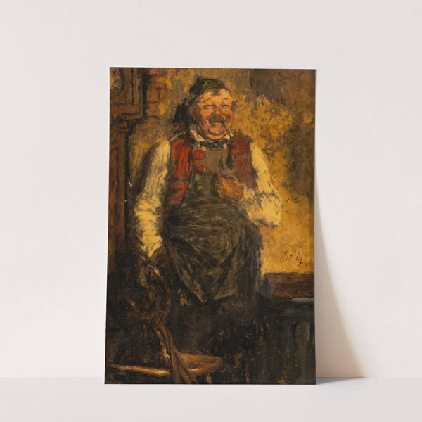 Innkeeper with pipe by Otto Seitz