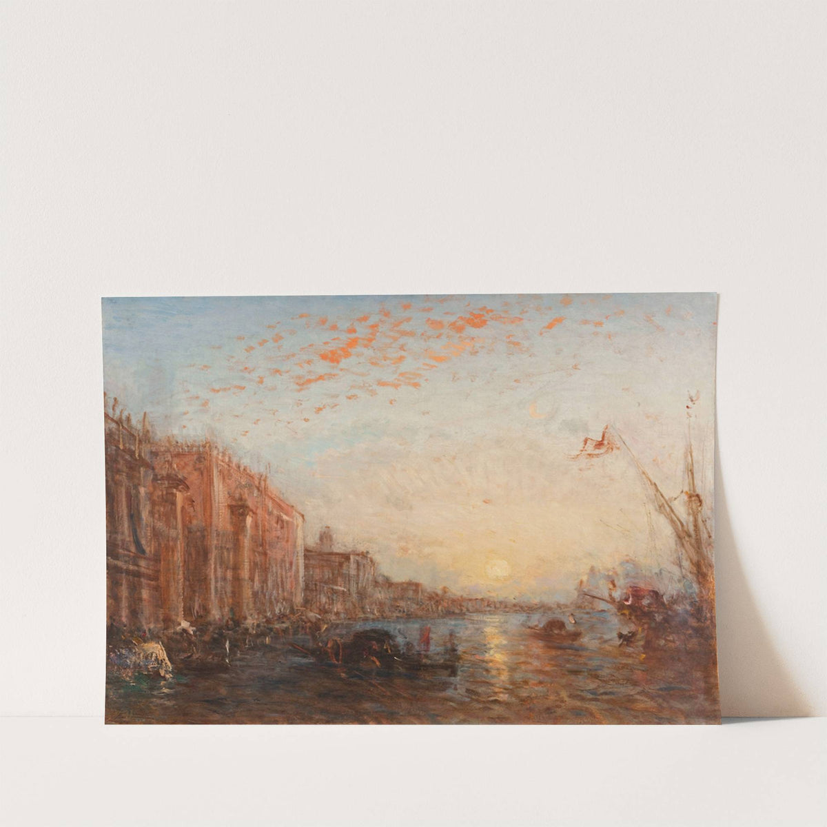 Inondation À Venise (1880 -1900) by Félix Ziem
