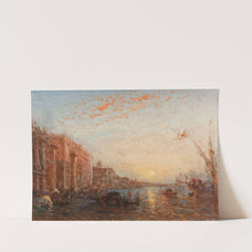 Inondation À Venise (1880 -1900) by Félix Ziem