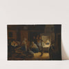 Inside a Peasant&#039;s Cottage in Småland by Pehr Hörberg