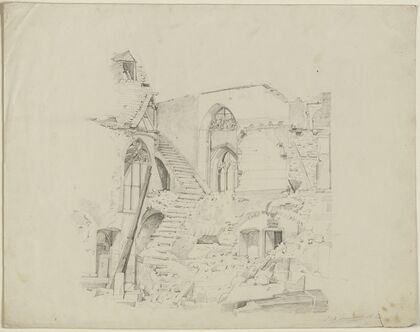 Inside of a ruin