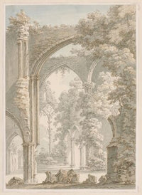 Inside View of Tintern Abbey looking from the Nave to the East Window