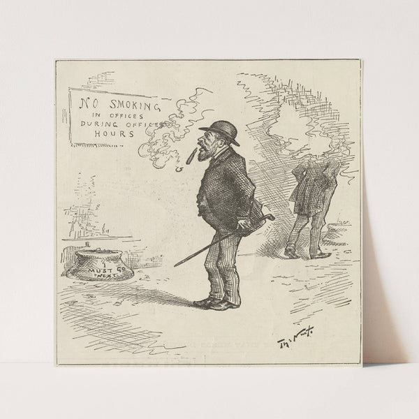 Inspecting the kitchen (1885) by Thomas Nast