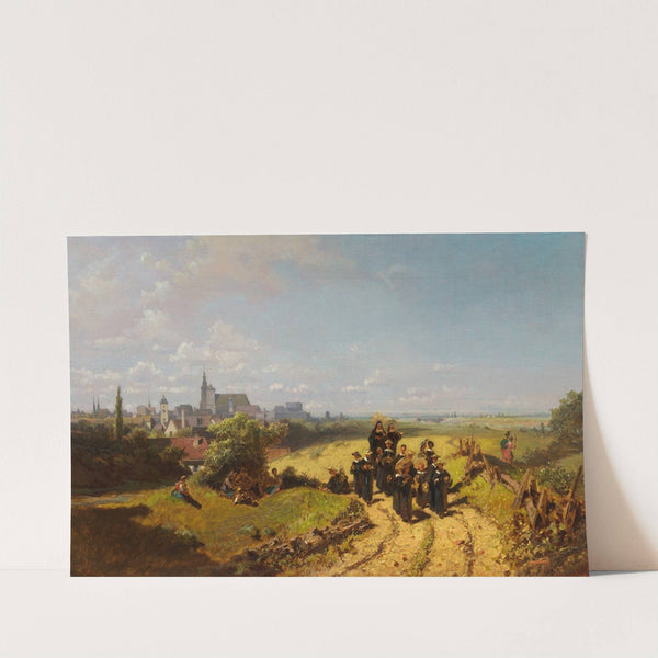 Institutsspaziergang (1876-1880) by Carl Spitzweg